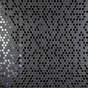 Merola Tile Citi - 1" x 1" Hexagon Penny Floor and Wall Mosaic Tile - Glossy Porcelain Visual - Sold by Carton (8.6 SF/Carton) Black
