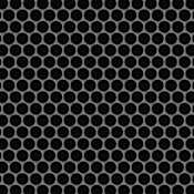 Merola Tile Metro Penny - 1" x 1" Circle Penny Floor and Wall Mosaic Tile - Matte Tile Visual - Sold by Carton (8 SF/Carton) Black