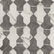 Merola Tile Istanbul Shield - 5" x 8" Geometric Floor and Wall Tile - Glossy, Matte, Satin Visual - Sold by Carton (5.4 SF/Carton) Checker