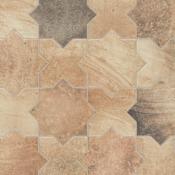 Merola Tile Tech Land - 6" x 12" Specialty Floor and Wall Tile - Matte Visual - Sold by Carton (0.57 SF/Carton) Star Fire / Cross Fire