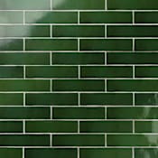 Merola Tile Viva Antic - 3" x 12" Rectangle Wall Tile - Glossy Visual - Sold by Carton (4.16 SF/Carton) Verde