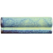 Merola Tile Antic Special 6" x 2" Matte Ceramic Thin-Set Tile Pencil Rail - Sold by Piece (0.5 LF/Piece) Agua Marina