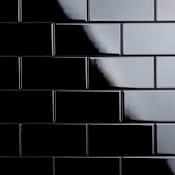 Merola Tile Sample Only of WEB3CG Glossy Black