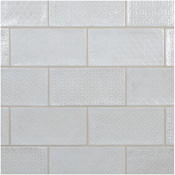 Merola Tile Camden Decor - 4" x 8" Brick Wall Tile - Glossy Visual - Sold by Carton (11.5 SF/Carton) Antique Bianco
