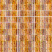 Merola Tile Bamboo - 6" x 12" Fluted Rectangle Wall Tile - Matte Visual - Sold by Carton (9.8 SF/Carton) Clay Brown