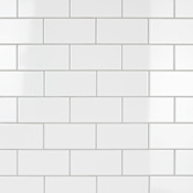 Merola Tile Projectos Urban - 4" x 8" Rectangle Wall Tile - Glossy Visual - Sold by Carton (10.5 SF/Carton) White
