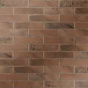 Merola Tile Luca Stria - 3" x 12" Wall Tile - Satin Visual - Sold by Carton (7 SF/Carton) Amber