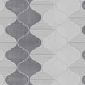 Merola Tile Apreggio Rondo - 6" x 13" Specialty Floor and Wall Tile - Matte Visual - Sold by Carton (8.8 SF/Carton) Grey