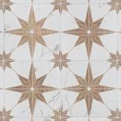 Merola Tile Llama - 10" x 10" Square Floor and Wall Tile - Matte Visual - Sold by Carton (8.61 SF/Carton) Noce