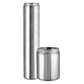 Metalbest 6" Inner Diameter - Ultra-Temp Class A Chimney Pipe - Double Wall - 48" Pipe Length Stainless Steel