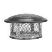 Metalbest Sure-Temp 16" Class A Chimney Pipe Round Top with Spark Arrestor Galvanized Steel