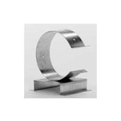 Metalbest 4" Inner Diameter - Direct-Temp Direct Vent Pipe - Double Wall - Wall Support Band Galvanized