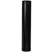 Metalbest 5" Inner Diameter - Direct-Temp Direct Vent Pipe - Double Wall - 48" Pipe Length Black