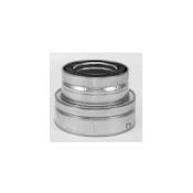 Metalbest 5" Inner Diameter - Direct-Temp Direct Vent Pipe - Double Wall - 5" to 4" Reducer Galvanized