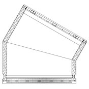 Metalbest 16" Inner Diameter - Galva-Temp Class A Chimney Pipe - Double Wall - 30 Degree Elbow Galvanized Steel