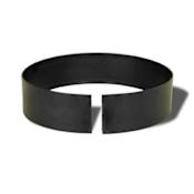 Metalbest 8" Diameter - DSP Stove Pipe - Double Wall - Finishing Band for All Diameters Black