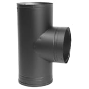 Metalbest 6" Inner Diameter - DCC Stove Pipe - Double Wall - Tee Black