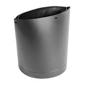 Metalbest 8" Inner Diameter - DCC Stove Pipe - Double Wall - Oval to Round Adapter Black