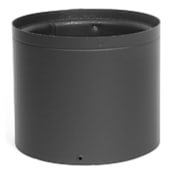 Metalbest 8" Inner Diameter - DCC Stove Pipe - Double Wall - Adapter Black