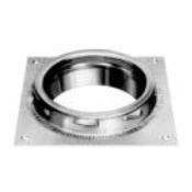 Metalbest Sure-Temp 12" Class A Chimney Pipe Anchor Plate Stainless Steel