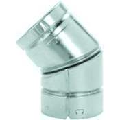 Metalbest RV 8" Type B Gas Vent 45 Degree Adjustable Elbow Aluminum