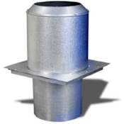 Metalbest Sure-Temp 8" Class A Chimney Pipe Attic Insulation Shield Stainless Steel