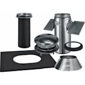 Metalbest Sure-Temp 8" Pitched Ceiling Support Kit with 18" Pipe Length Stainless Steel