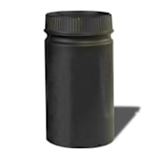 Metalbest 8" Inner Diameter - DSP Stove Pipe - Double Wall -12" Pipe Length Black