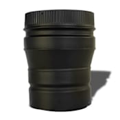 Metalbest 6" Inner Diameter - DSP Stove Pipe - Double Wall - 6" to 8" Increaser Black