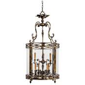 Metropolitan 9 Light 45.5" Height Lantern Pendant from the Vintage Collection French Gold w/Patina