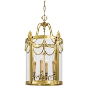 Metropolitan 4 Light Lantern Pendant from the Metropolitan Collection Dore Gold