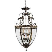 Metropolitan 12 Light Lantern Pendant from the Vintage Collection French Gold
