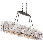Metropolitan Ravelin 4 Light 13" Wide Chandelier Dark Bronze