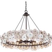Metropolitan Ravelin 8 Light 32" Wide Pendant Dark Bronze