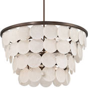 Metropolitan Olyra 12 Light 32" Wide Pendant Plated Dark Bronze