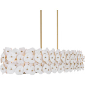 Metropolitan Coastlyn 6 Light 12" Wide Chandelier Legacy Brass