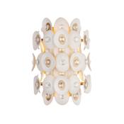 Metropolitan Niu 2 Light 19" Tall Wall Sconce Fawn Gold