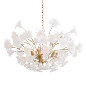 Metropolitan Bloome 8 Light 37" Wide Abstract Chandelier Legacy Brass
