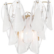 Metropolitan Verla Crest 2 Light 15" Tall Wall Sconce Legacy Brass