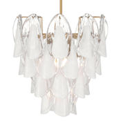 Metropolitan Verla Crest 5 Light 18" Wide Pendant Legacy Brass
