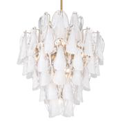 Metropolitan Verla Crest 13 Light 23" Wide Waterfall Chandelier Legacy Brass