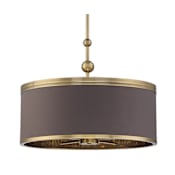 Metropolitan Splendour 5 Light 25" Wide Pendant Aged Antique Brass