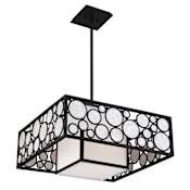 Metropolitan Mosaic 2 Light 21" Wide Pendant Oil Rubbed Bronze