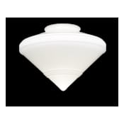 Meyda Tiffany Deco Fanlight Shade White