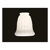 Meyda Tiffany Floral Replacement Glass Shade White