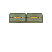 Meyda Tiffany Ambient Lighting 24" Wide Bathroom Fixture from the Moss Creek Collection Tarnished Copper