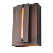 Meyda Tiffany Creekside 8" Wide 2 Light Wall Washer with Mica Glass Shade Mahogany Bronze
