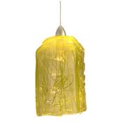 Meyda Tiffany Single Light Down Lighting Mini Pendant from the Metro Fusion Collection Platinum