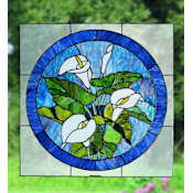 Meyda Tiffany Stained Glass Tiffany Window from the Woodland Flowers Collection Tiffany Glass