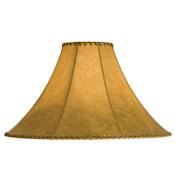Meyda Tiffany Single Faux Leather Tan Shade Faux Leather